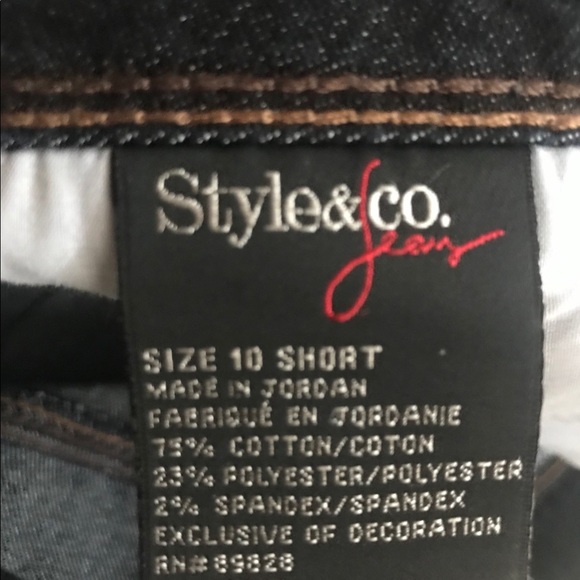 Style & Co Jeans Women’s 10 short - Picture 3 of 4